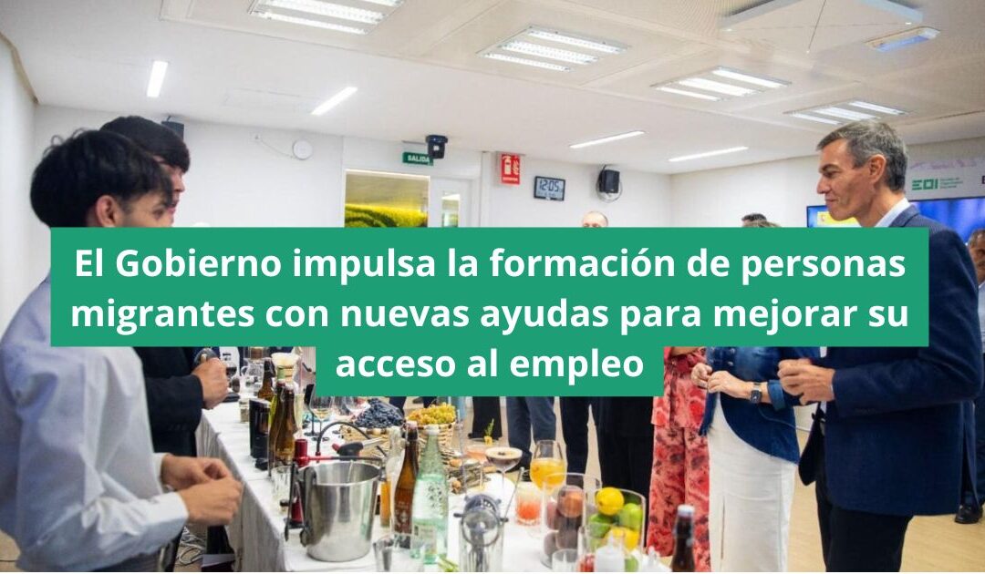 El Gobierno destina cerca de 79 millones a formación para personas migrantes en España
